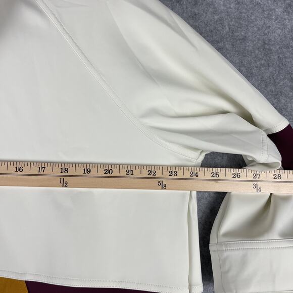 Sweaty Betty Mix It Up Sweatshirt Womens Medium Colorblock Stretch Gym Workout - Picture 9 of 15